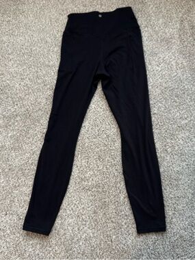 High-Waist Black Women's Leggings